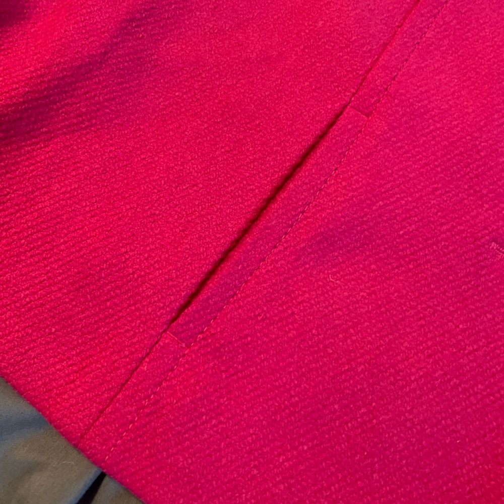 Laurel Cropped Blazer Jacket Women’s 2 XS Bright Pink Career Business Designer - Picture 5 of 8